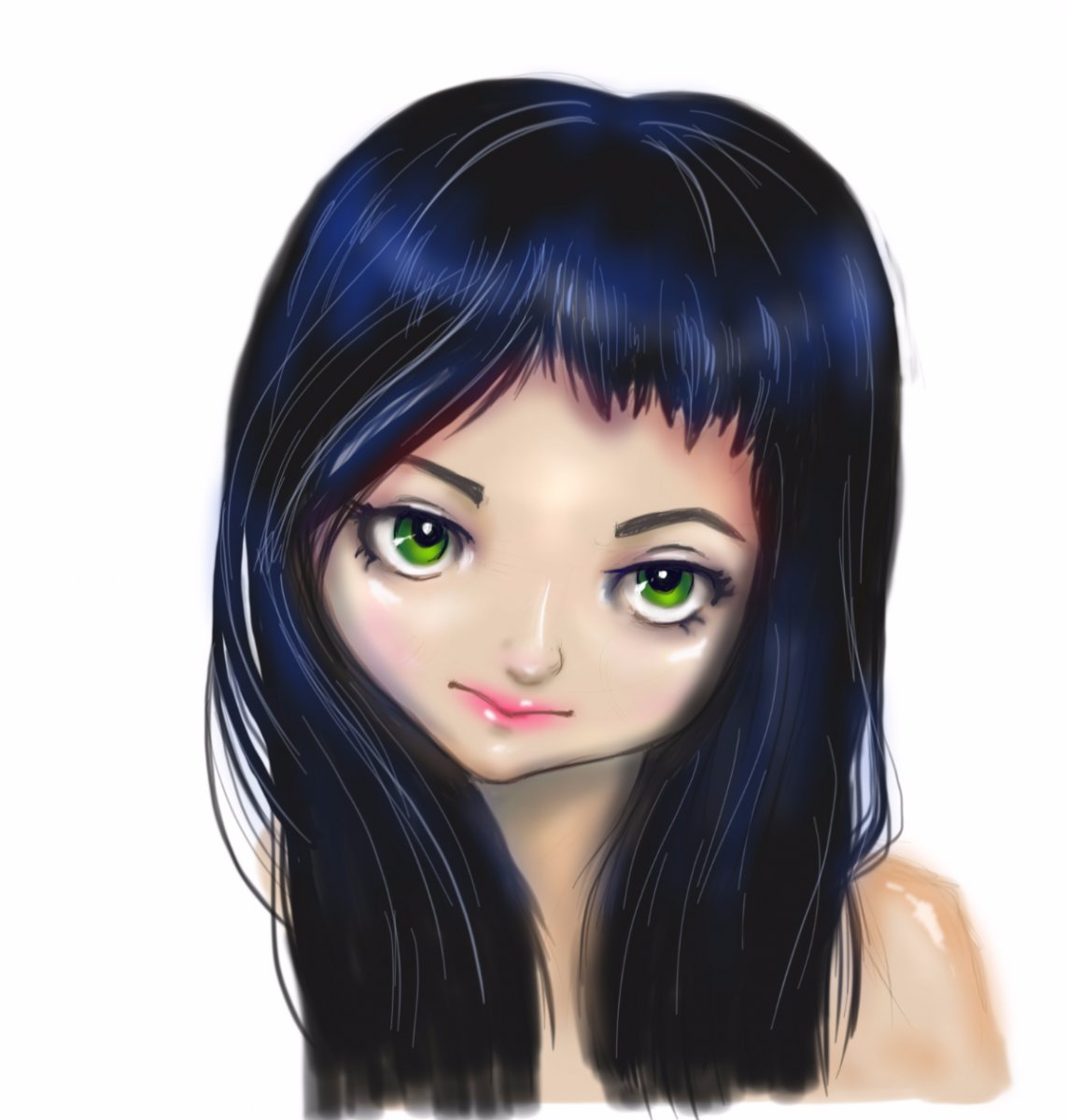 нарисованные девушки в стиле swag спиной