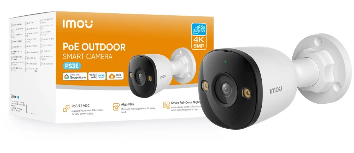CAM IMOU TUBO POE BULLET 2K/3MP audio/micro SD/full color IPC-PS3EN-3M0