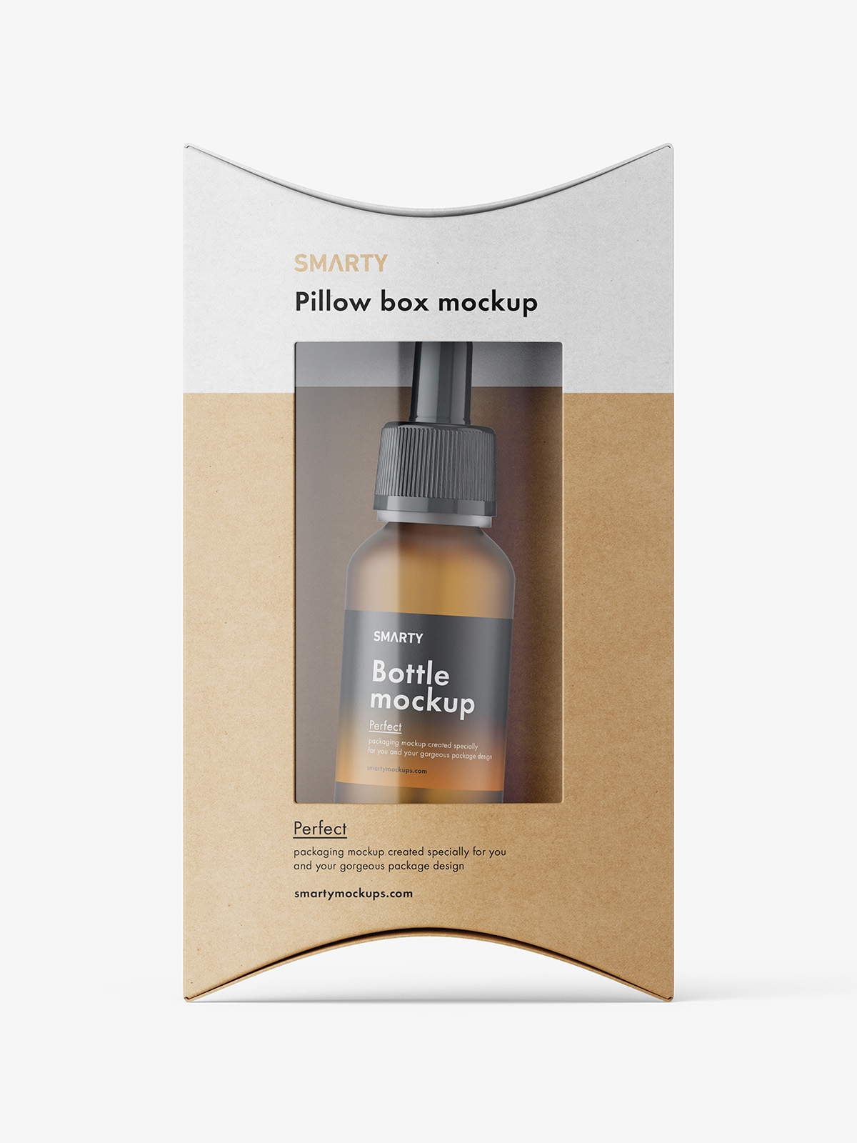 The best selection of royalty free pillow box mockup vector art, graphics and stock illustrations. Kraft Paper Pillow Box With Window Mockup Smarty Mockups