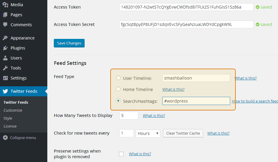 With more than 45,000 plugins available in its official . Custom Twitter Feeds WordPress Plugin Setup 15 - Smash Balloon