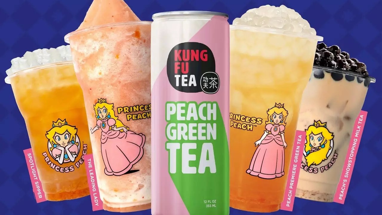 Princess Peach-Themed Drinks Celebrate Kung Fu Tea’s Latest Nintendo Partnership