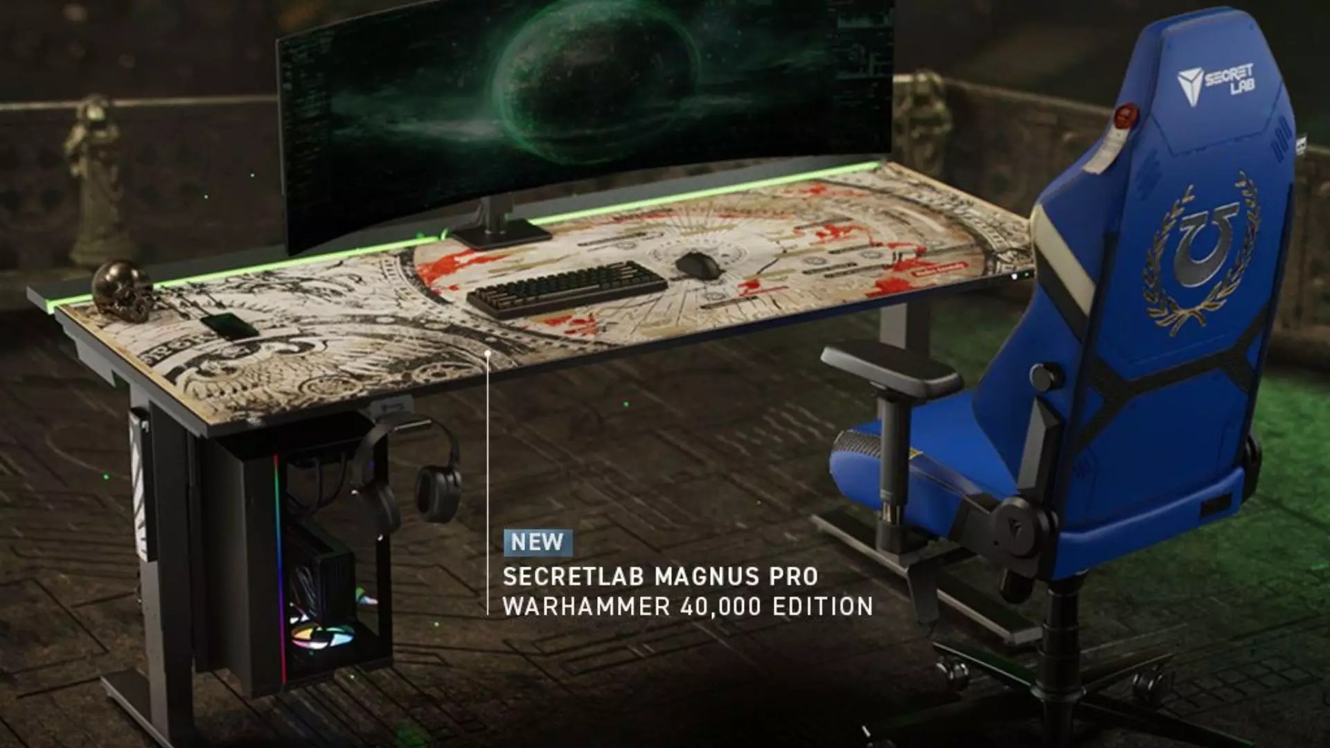 Transform Your Gaming Space with the Ultimate Warhammer 40,000 Desk
