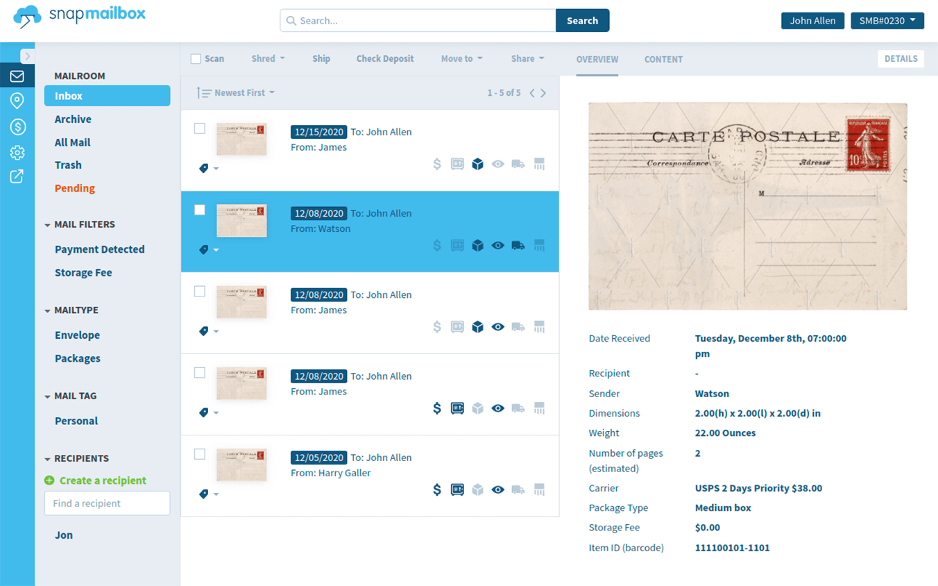 Rates starting as low as $4.98 per month. Best Virtual Mailbox Get A Virtual Po Box From Snapmailbox