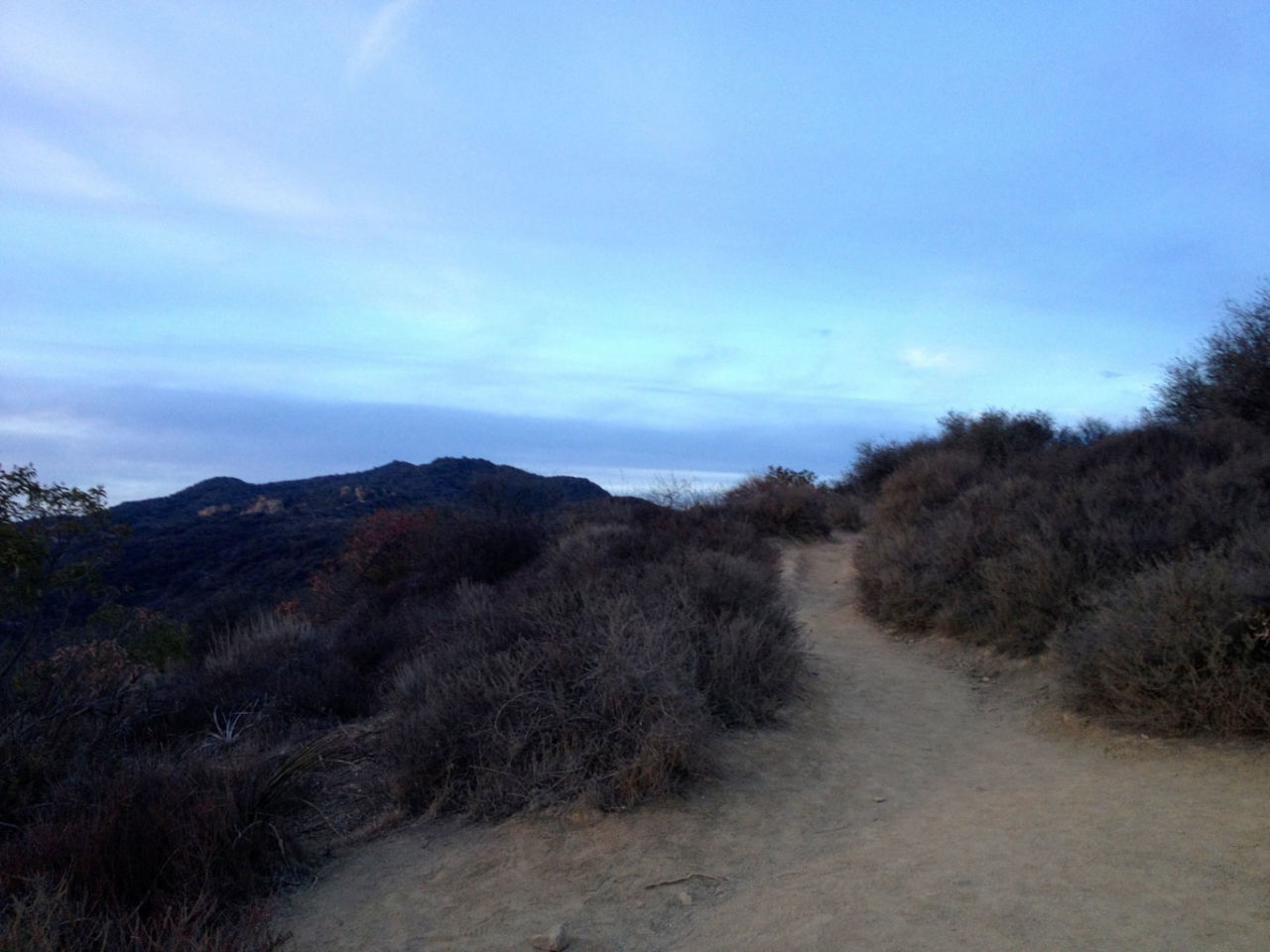 Dusk on Temescal Ridge