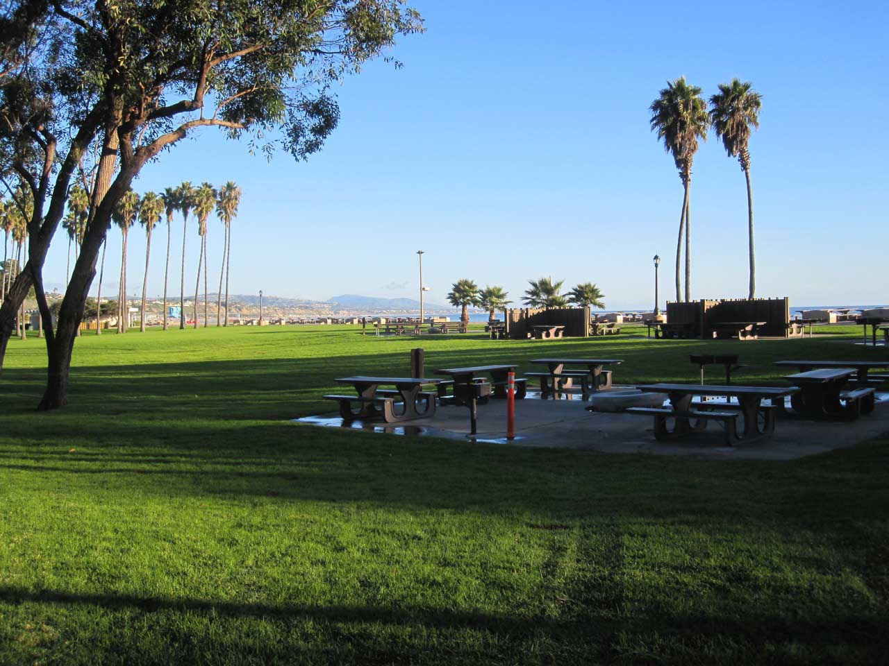 Picnic areas at Doheny