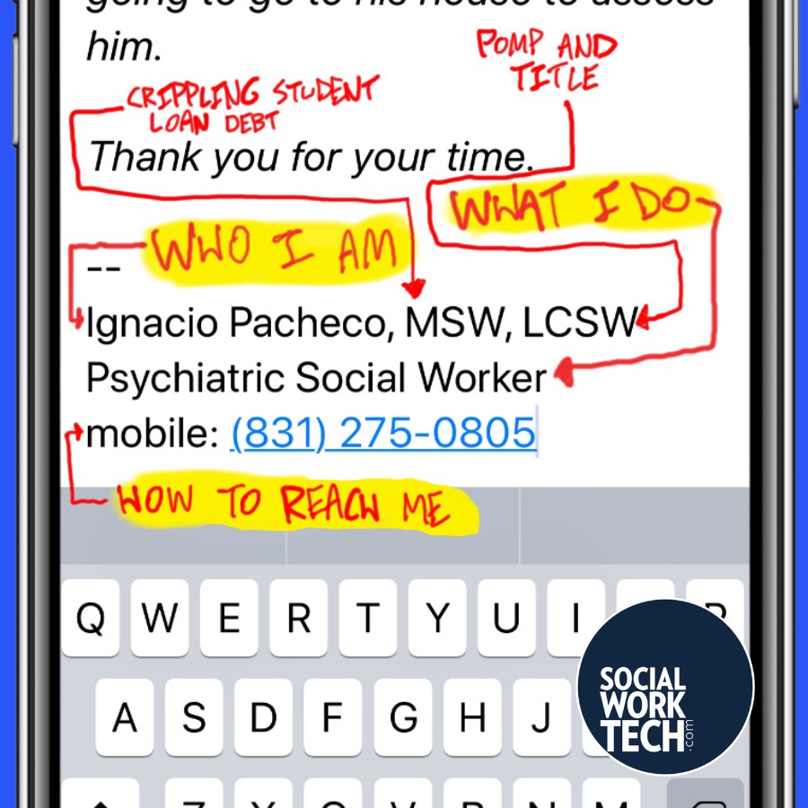 Social Worker Email Etiquette Social Work Tech