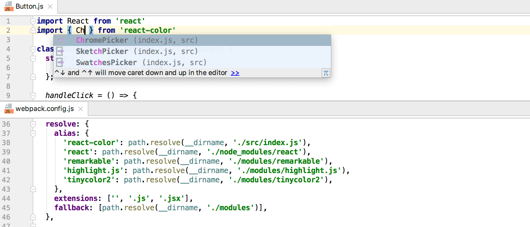 Unable to resolve path to module. Javascript ide. webstorm activation code 2025. path resolve. react aliases.