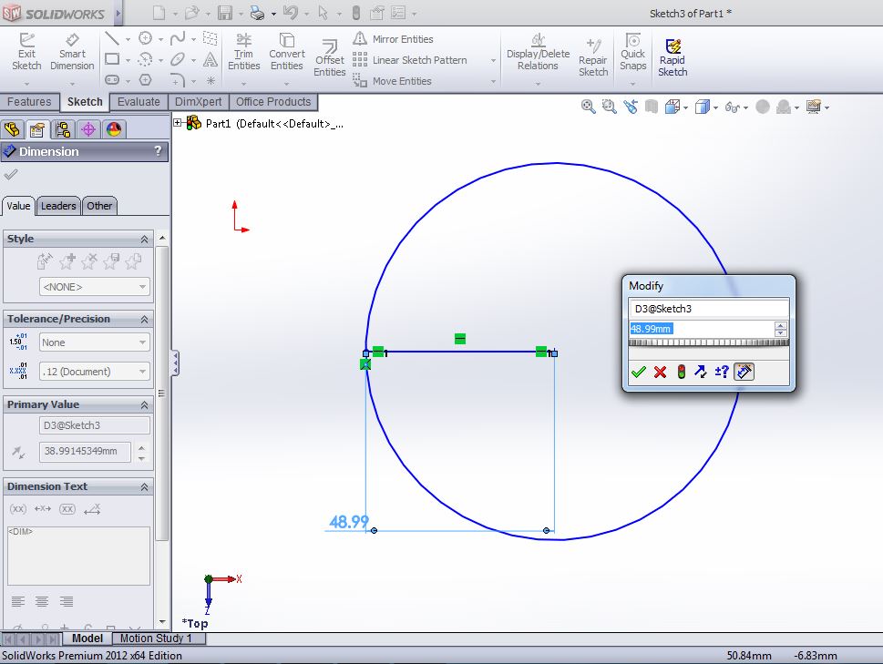 How to Use SolidWorks Smart Dimension Sketching Tutorial for Beginners
