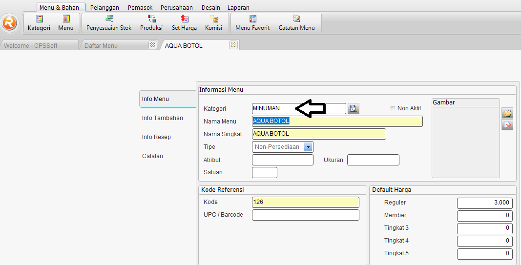 Setting Printer di RENE 2 Agar Print Pesanan Dapat