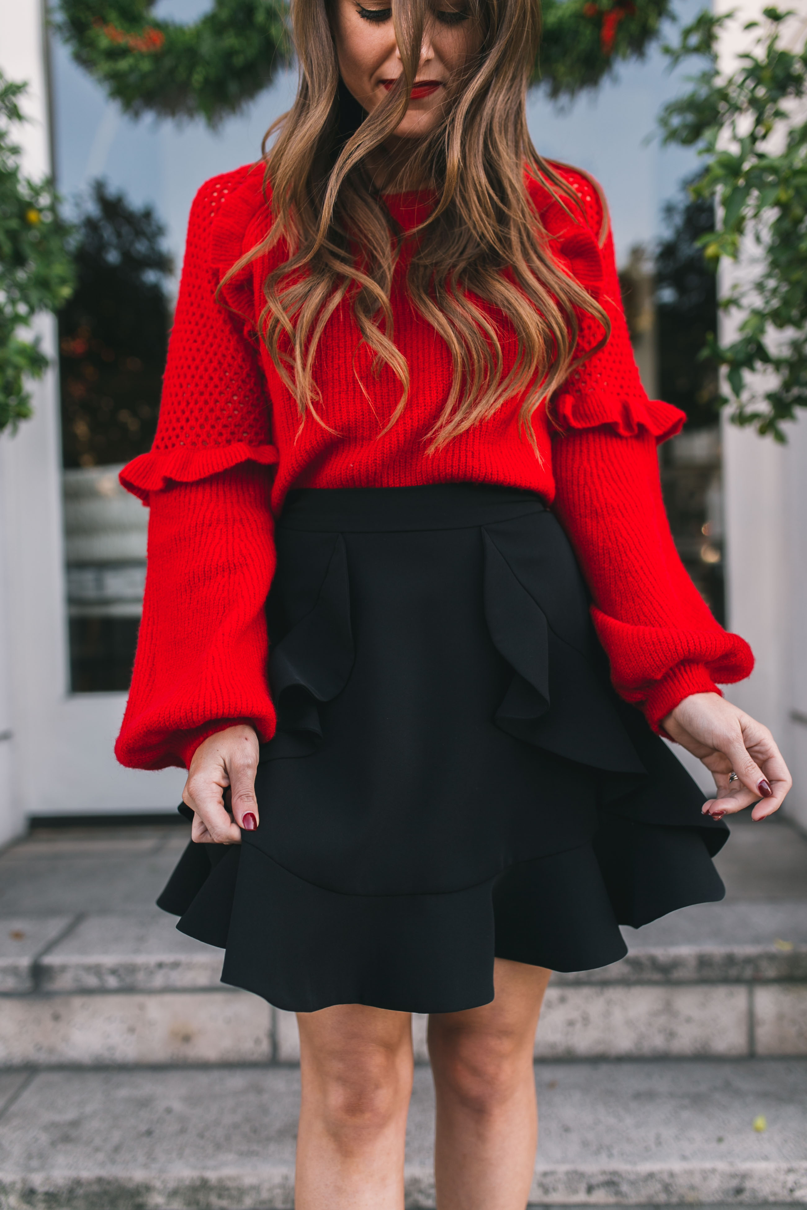 nice red sweaters