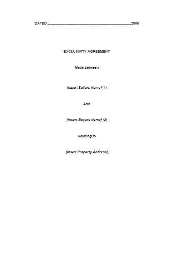 Aug 24, 2021 · i, your name, hereby authorize name, with whom i am holding a relationship of mention your relation with that person to use my document name to be used. Exclusivity Agreement Template in 2021: Get Free Sample Now