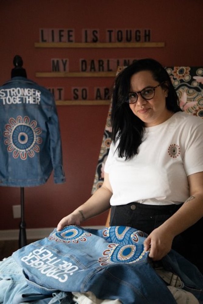 Outland Denim Taps Indigenous Artist Regina Jones for Feminist Capsule – Sourcing Journal - Vimarsana News