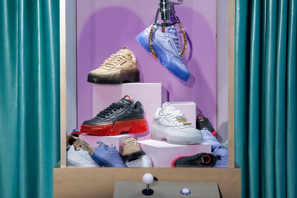 tan cardi b reebok