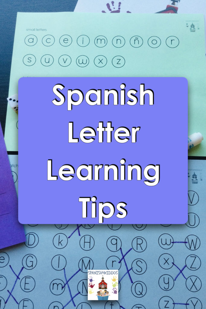 Spanish Letter Identification Tips • Spanish4Kiddos