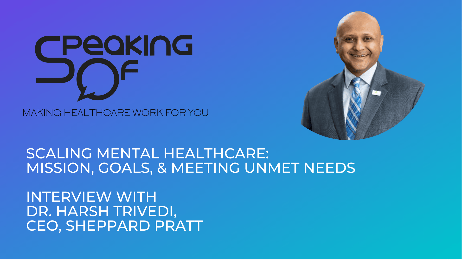 Scaling Mental Health: Mission, Goals, & Meeting Unmet Needs: Interview ...