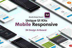 Simple browser mockup for adobe xd, flat style by ken hiramatsu on twitter. 20 Free Adobe Xd Ui Kits For Web Mobile App Designers