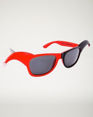 Harley quinn in her damaged red dress. Harley Quinn Glasses - Batman - Spencer's