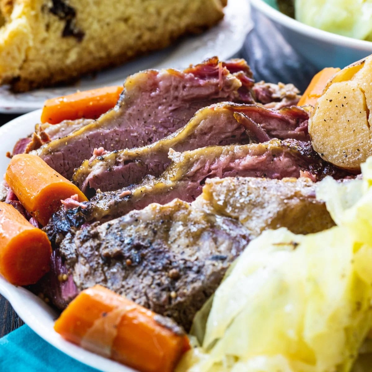 Looking for a quick and easy dinner recipe? Slow Cooker Corned Beef And Cabbage Spicy Southern Kitchen