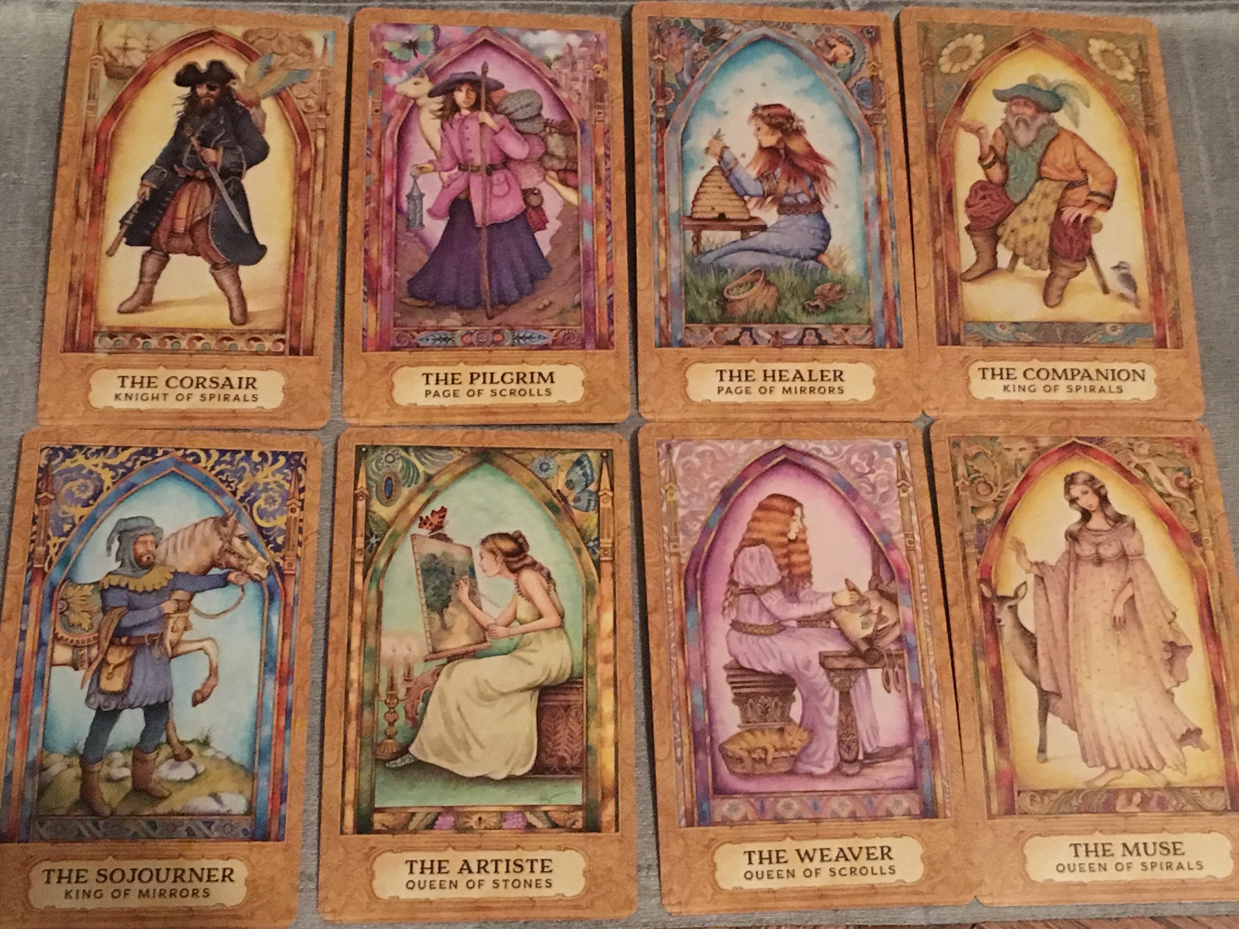 The cards measure 2.75 x 4.75 inches and the backs are reversible. Tarot Deck Review Chrysalis Tarot Spiraling Labyrinth Adventures Of An Otherworlds Expatriate
