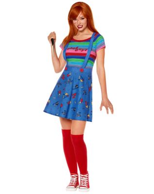 Santa, leave us a chucky doll under the tree! Adult Chucky Costume Spirithalloween Com