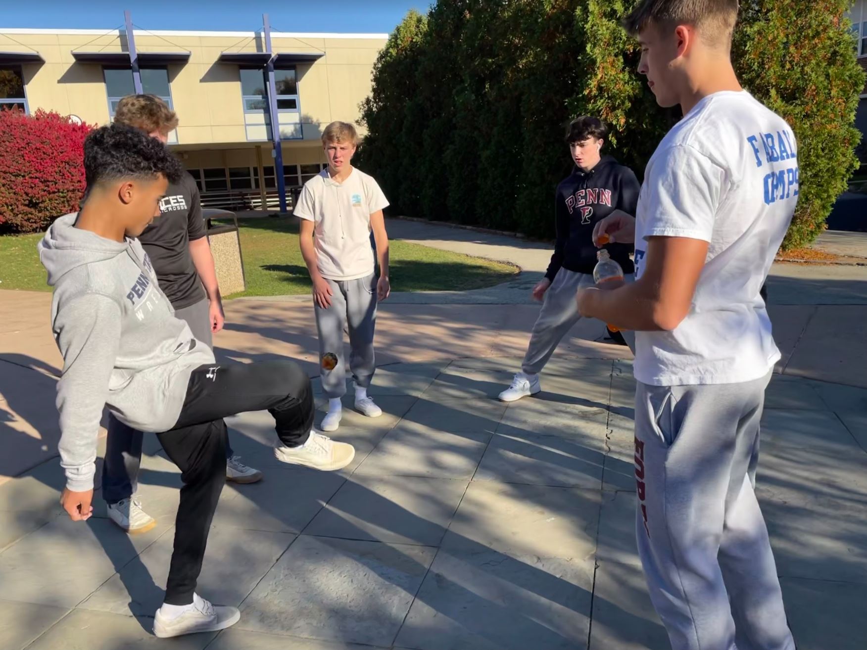 Mike marshall and john stalberger invented hacky sack (footbag) in the early 1970s as a way for stalberger to rehab from a knee injury. Hacky Sack League Kicks Off Once Again Spoke News