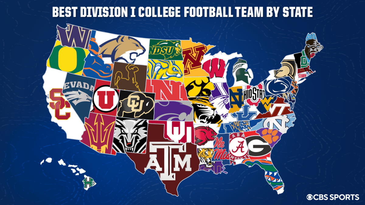 Map Of Fbs College Football Teams 25 Maps That Explain College