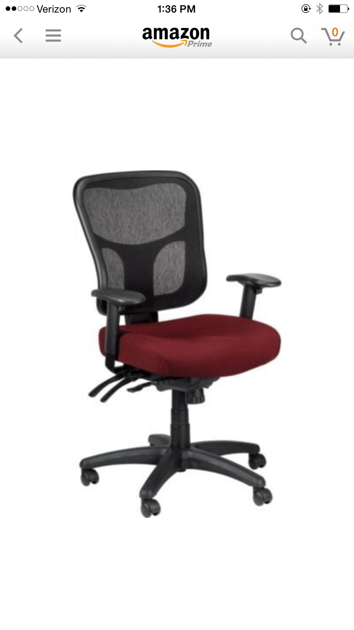 1 answer how to adjust the back of the chair? Tempur-Pedic TP8000 Ergonomic Mesh Mid Back Task Chair