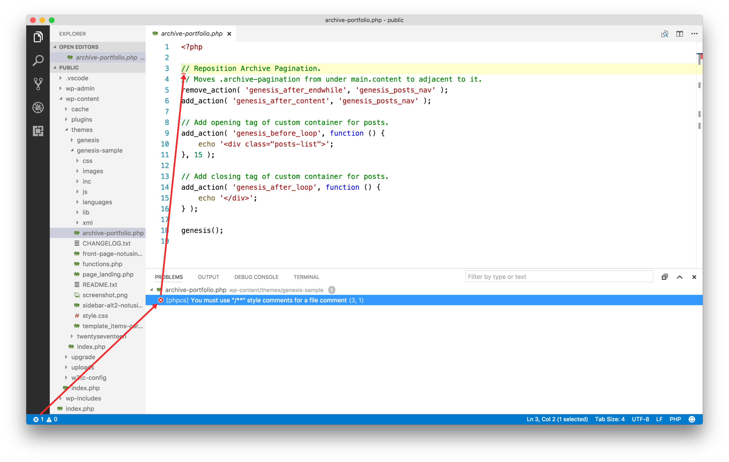 how-to-set-up-wordpress-coding-standards-in-visual-studio-code