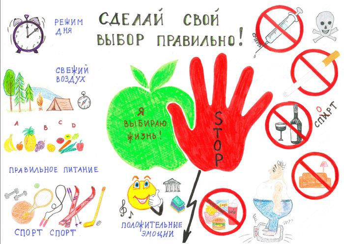 нарисовать рисунок на тему здоровье