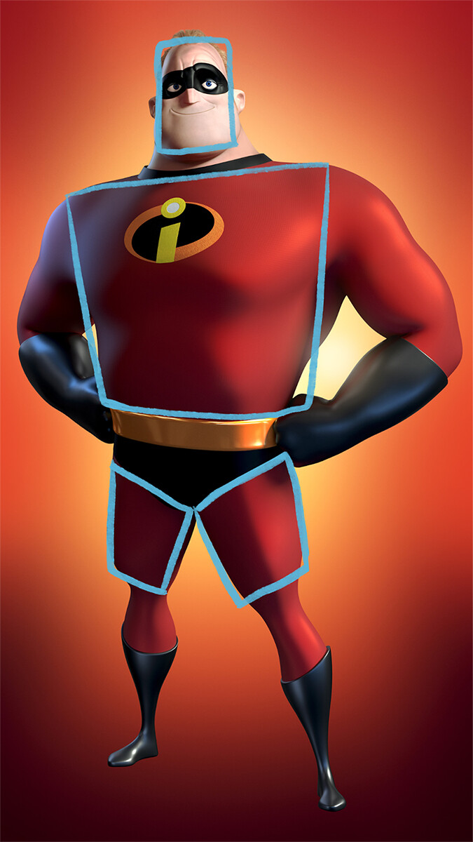 как называется нарисованный человек