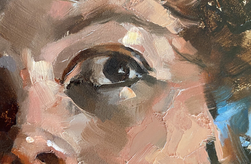 чем рисуют художники портреты