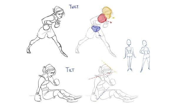 как нарисовать рисунок в движении