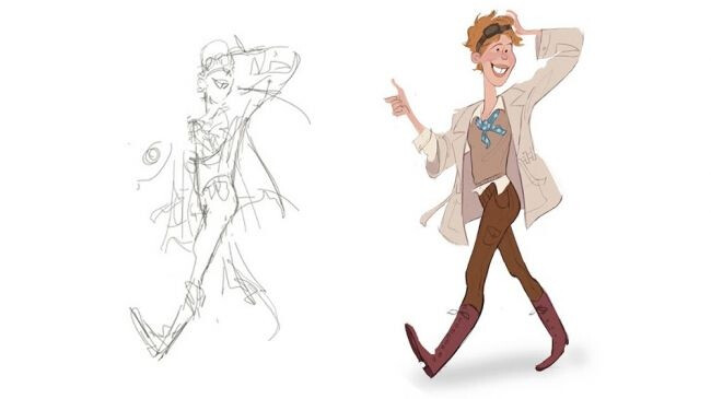 как нарисовать человека в движении легко