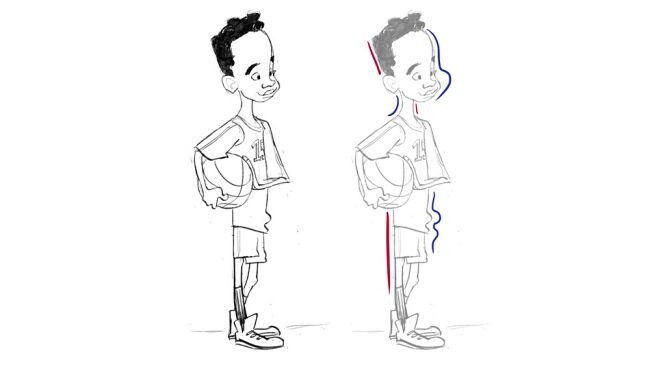 как нарисовать человека в движении легко