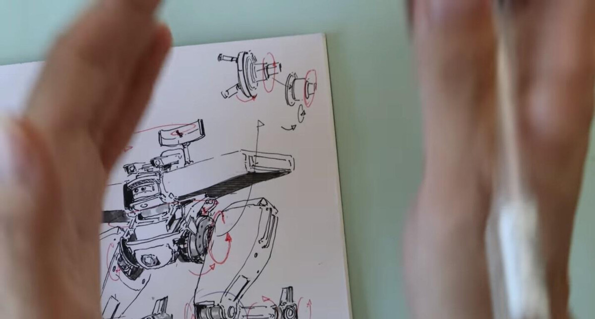 видео как рисовать робота