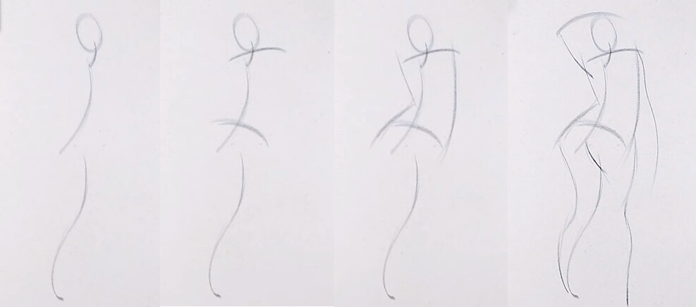 позы для авы рисовать