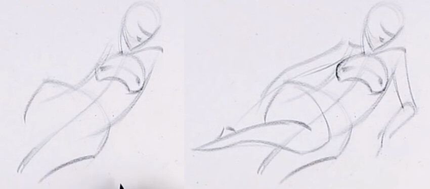 как рисовать парные позы