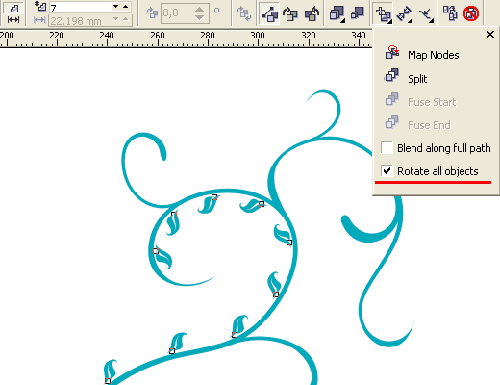 как нарисовать ягодный орнамент