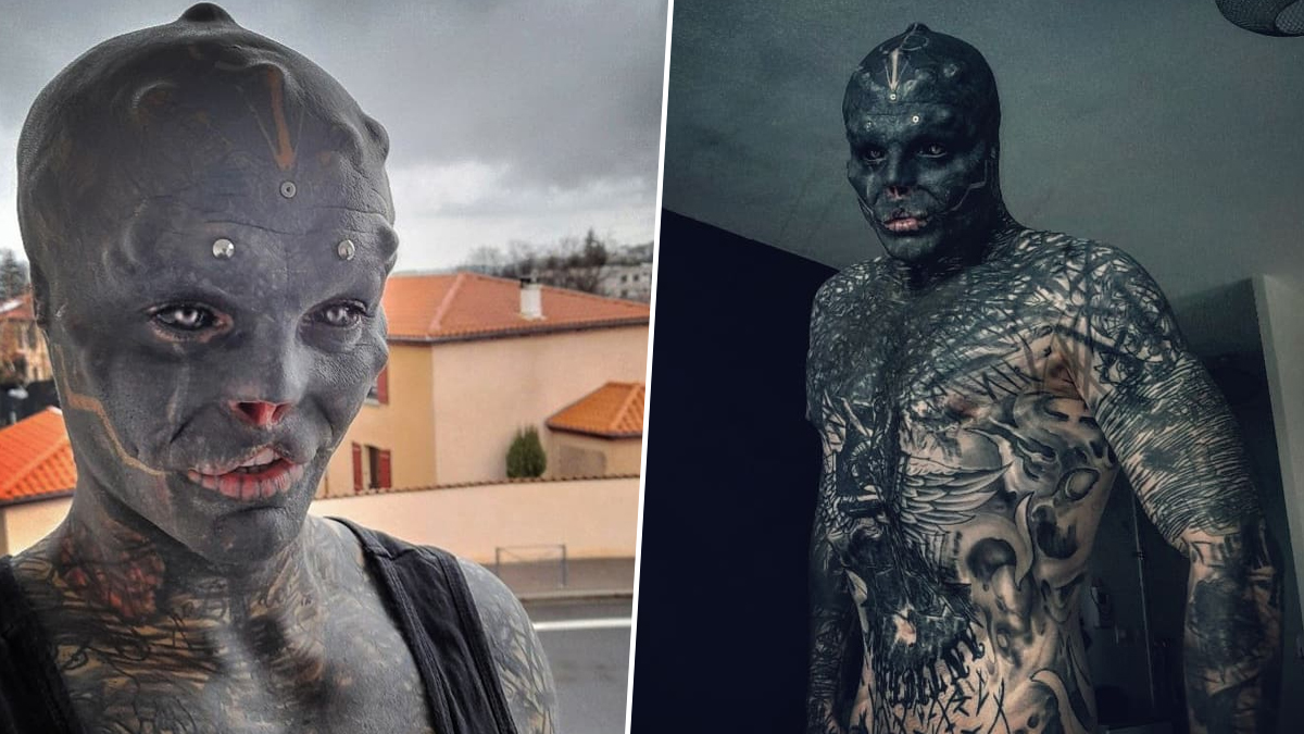 Who Is Anthony Loffredo? 'Black Alien' Removes Upper Lip, Nose & Covers His Entire Body Including Eye Balls In Tattoos, Pics Of His Body Modification Will Startle You! | 👍 Latestly 675_x_1200_jpg