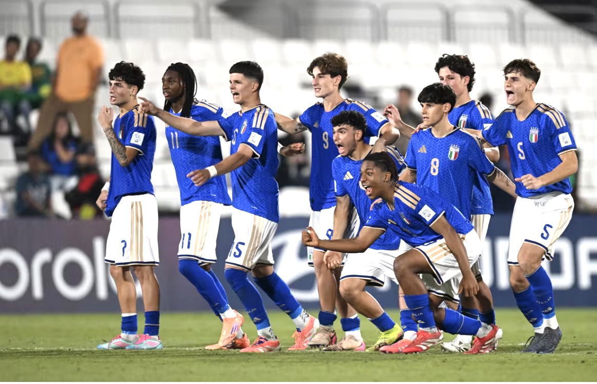 منتخب إيطاليا يفوز على البرازيل وتنتزع أول ميدالية لها في مونديال الناشئين&nbsp;