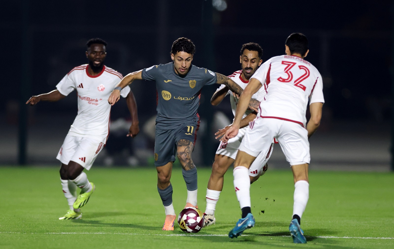 الريان يعزز صدارته بفوزه على الشمال بهدفين مقابل هدف في كأس QSL الريان يعزز صدارته بفوزه على الشمال بهدفين مقابل هدف في كأس QSL