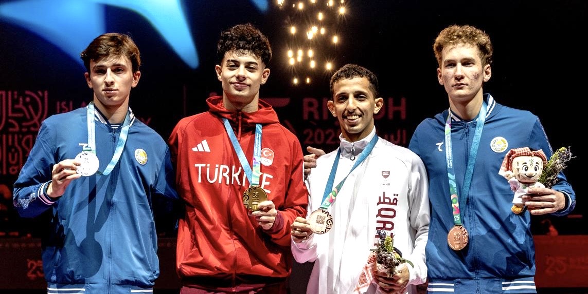 في دورة ألعاب التضامن الإسلامي ، أبطال الدعم يواصلون التألق ويحصدون برونزيتين بالمبارزة والمصارعة
