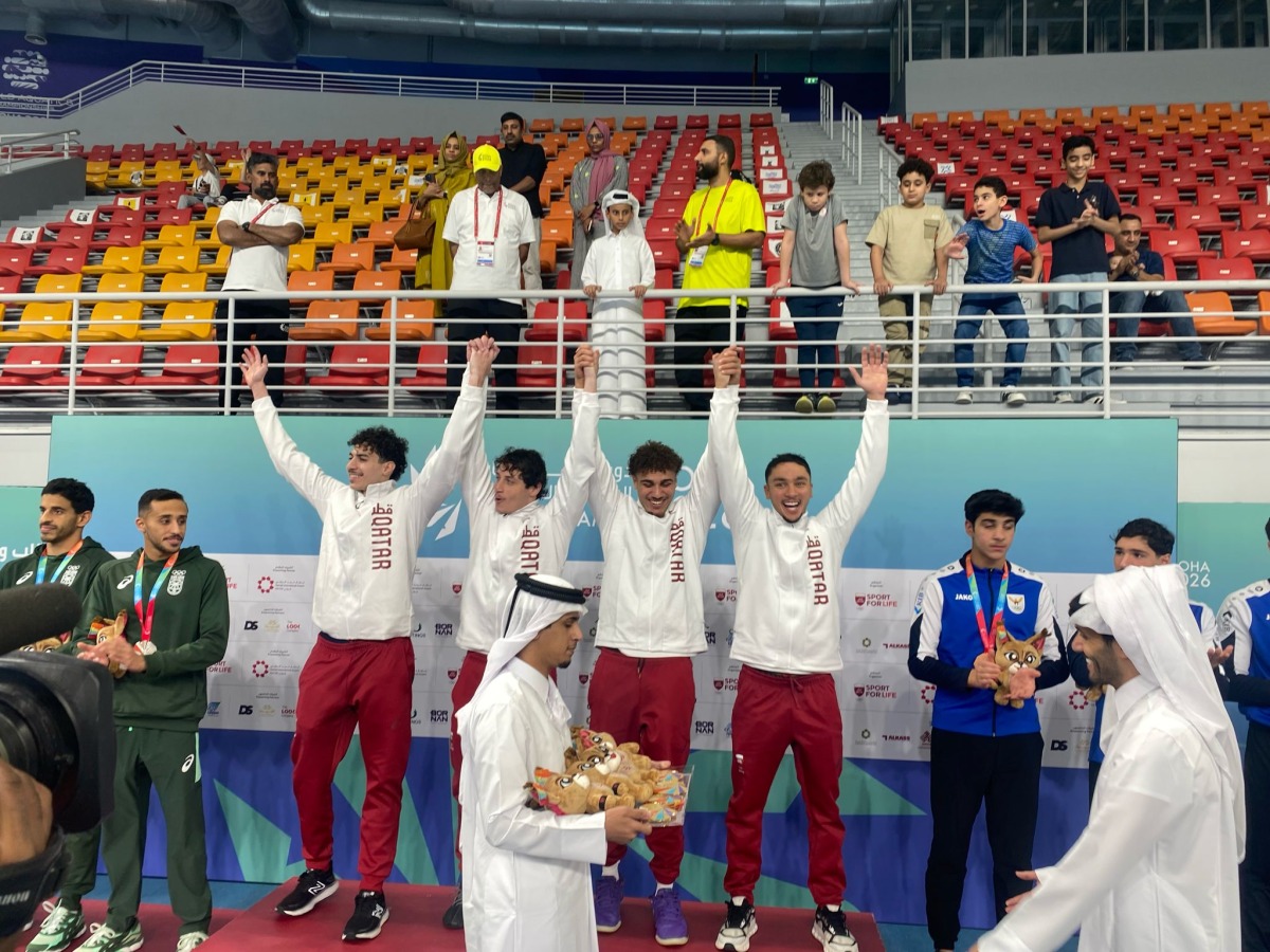 قطر تواصل تصدرها الترتيب العام للميداليات في نهاية اليوم الرابع من دورة الألعاب الخليجية برصيد 82 ميدالية قطر تواصل تصدرها الترتيب العام للميداليات في نهاية اليوم الرابع من دورة الألعاب الخليجية برصيد 82 ميدالية