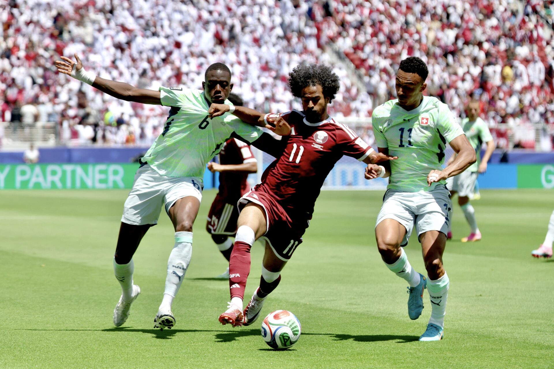 العنابي يخطف تعادلا ثمينا أمام نظيره السويسري بهدف لمثله في مستهل مشواره بمونديال 2026&nbsp;