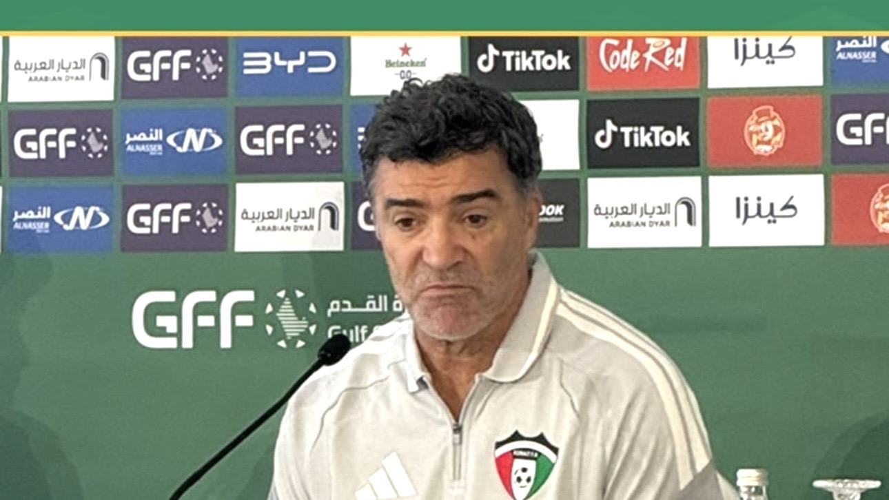 هيليو سوزا مدرب منتخب الكويت: حريصون على تحسين الأداء غداً وتحقيق الفوز أمام العراق