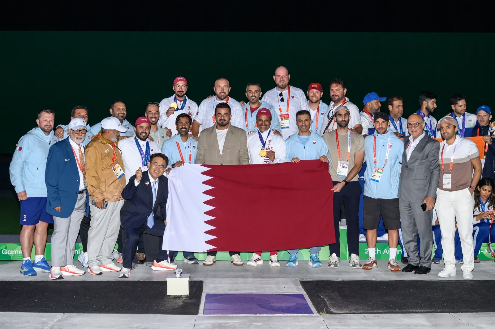الشيخ جوعان يتوج أبطال الأدعم بذهبية السكيت للفرق ، وذهبيتان لقطر في الرماية بأسياد 2026