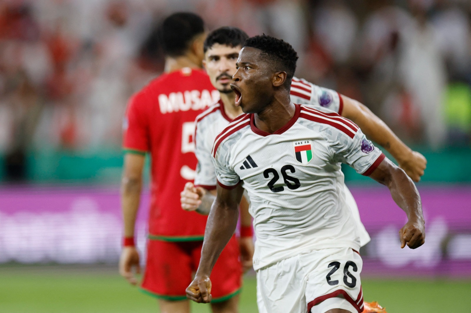 منتخب الإمارات يتأهل الى المباراة النهائية لخليجي 27 على حساب الأحمر العماني&nbsp;