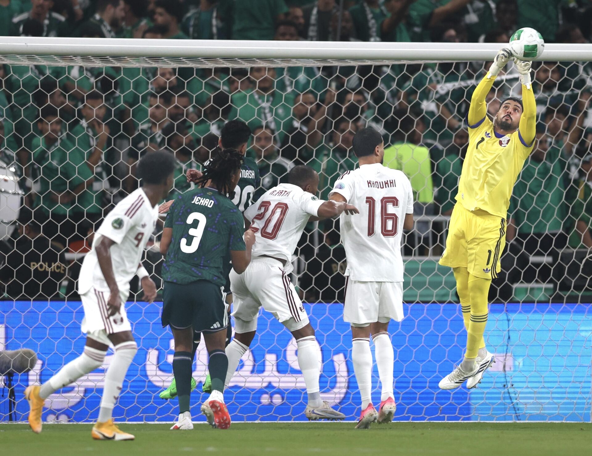 المنتخب السعودي يتأهل إلى نهائي خليجي 27 بفوزه على العنابي بركلات الترجيح &nbsp;