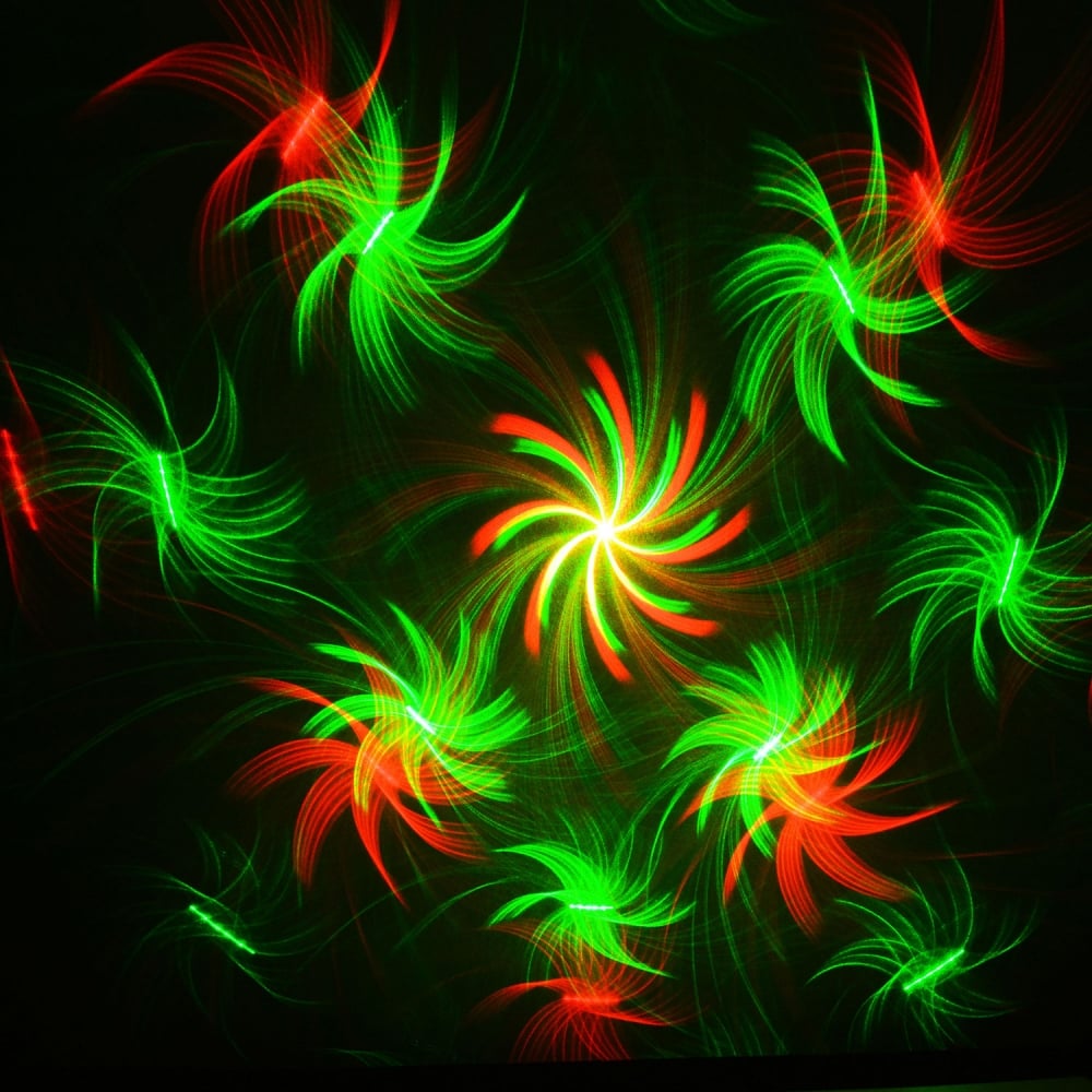 Disco Lights Effect, LED & Lasers QTX Fractal 250