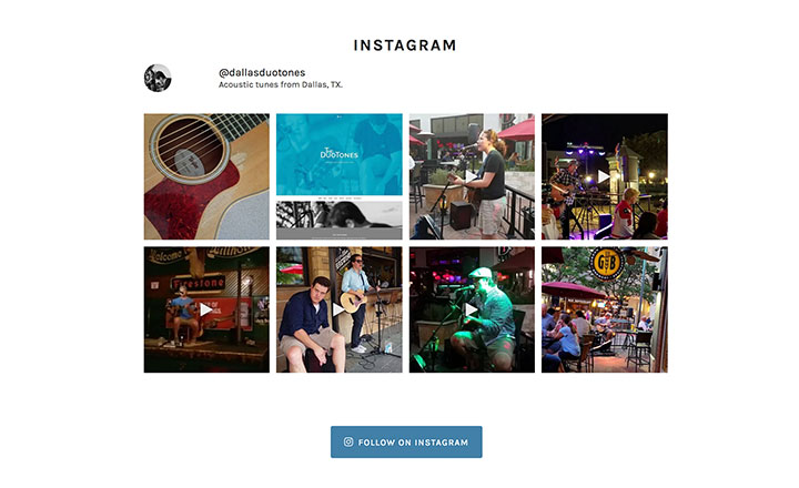 Display clean, customizable, and responsive instagram feeds from multiple accounts. Adding Images with WordPress Photo Galleries - AudioTheme